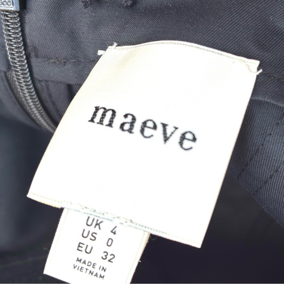 Maeve Sculpted Bow Midi Skirt Sz 0 - Picture 4 of 6